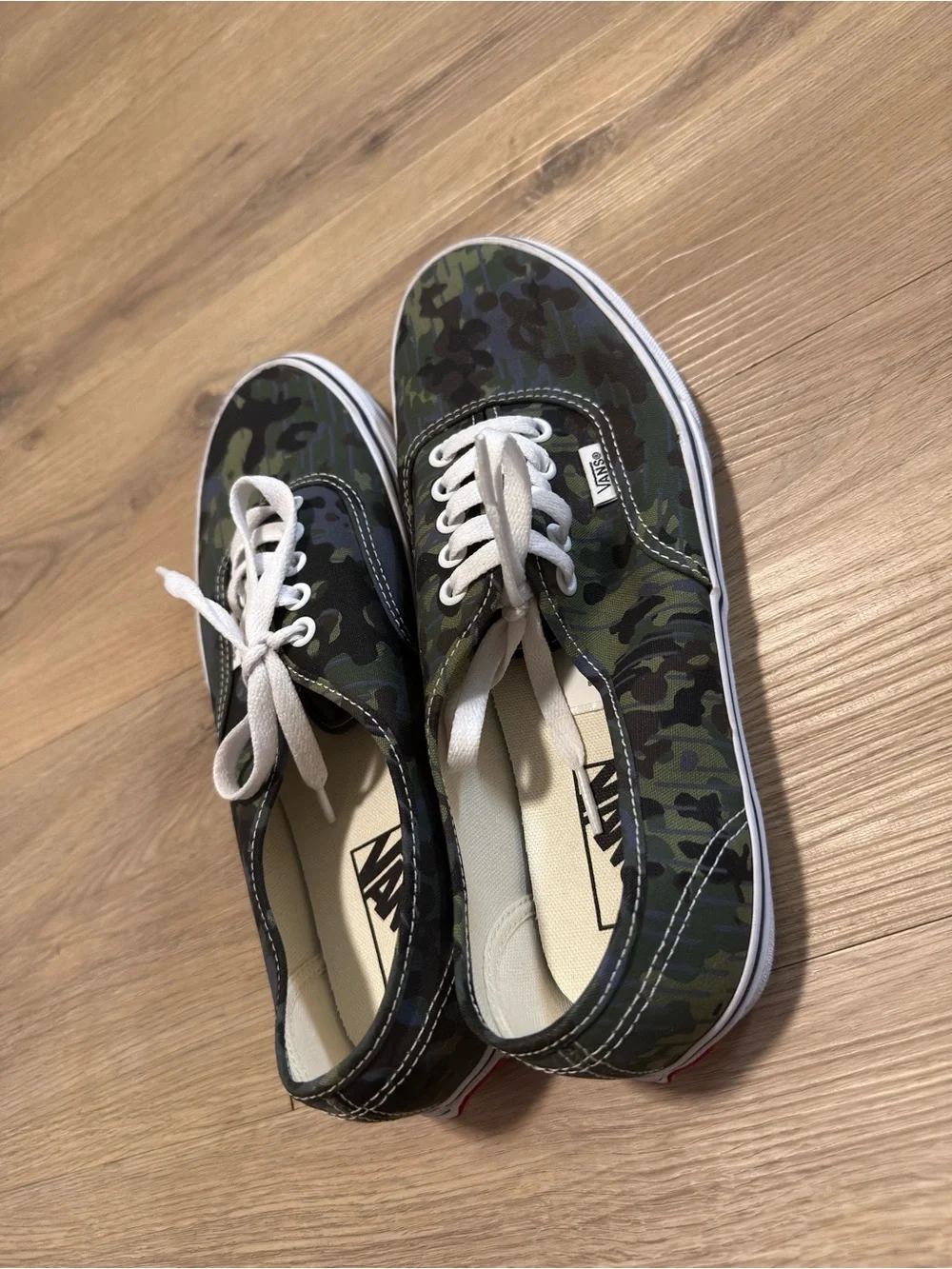 Vans Authentic Camo Canvas Sneakers